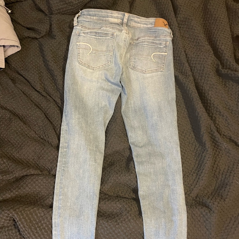 AE light wash jeans